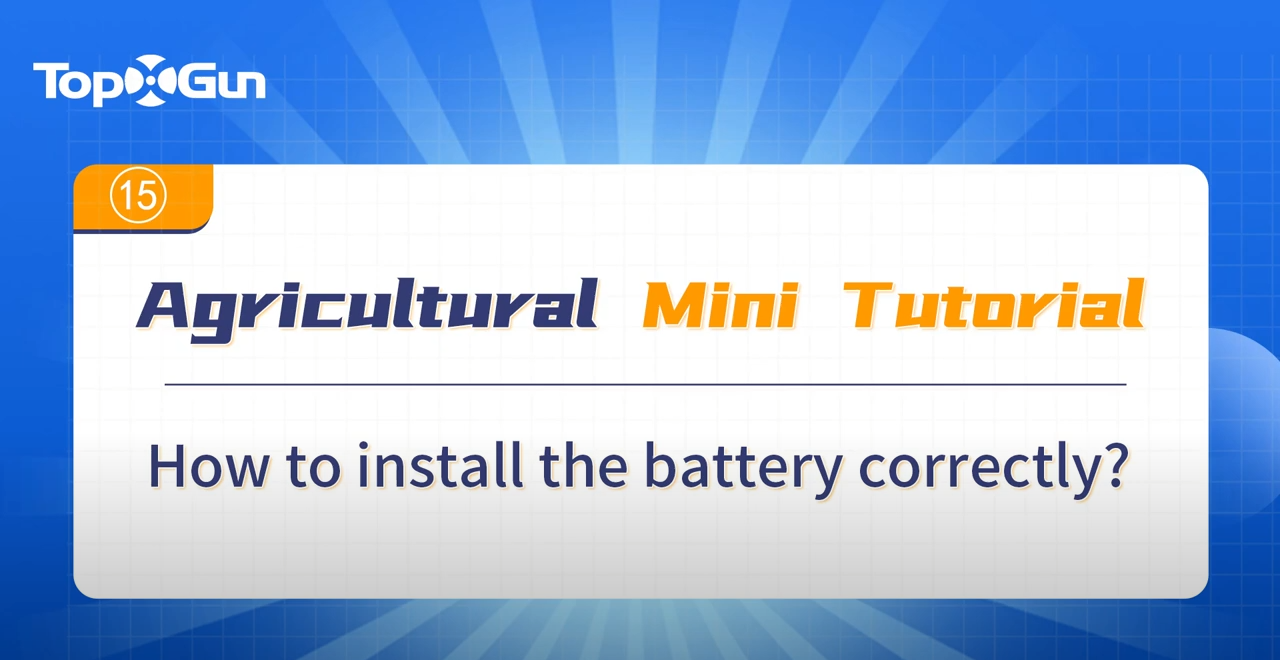 TopXGun Mini Tutorial | How to install the battery correctly?