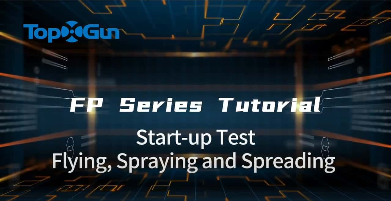 TopXGun Mini Tutorial | FP300 Start-up Test (Flying, Spraying and Spreading)