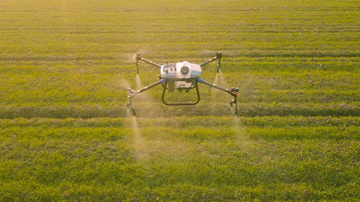 With a spray width of 5-7 meters and a maximum flow rate of 5.4L/min, our FP150 agriculture drone can cover up to 8.67 ha/hour. Its precision spraying and no leakage design ensures efficient and uniform coverage for your crops.