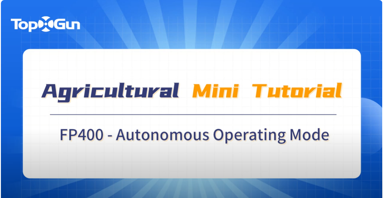 TopxGun Mini Tutorial | FP400 Autonomous Operating Mode