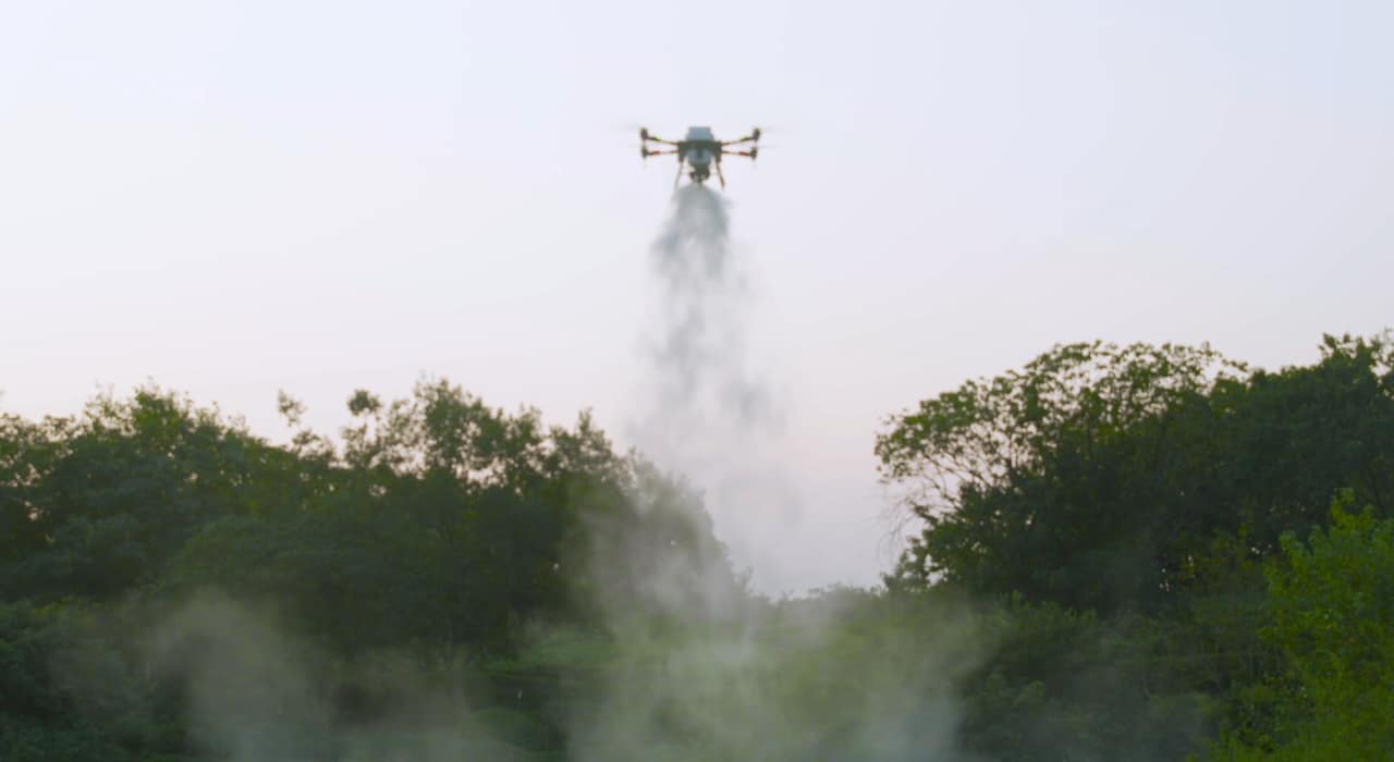 High-precision agricultural drone