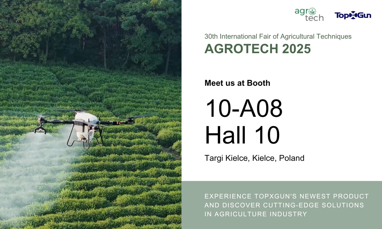 Topxgun Robotics will be at AgroTech 2025 in Kielce, Poland