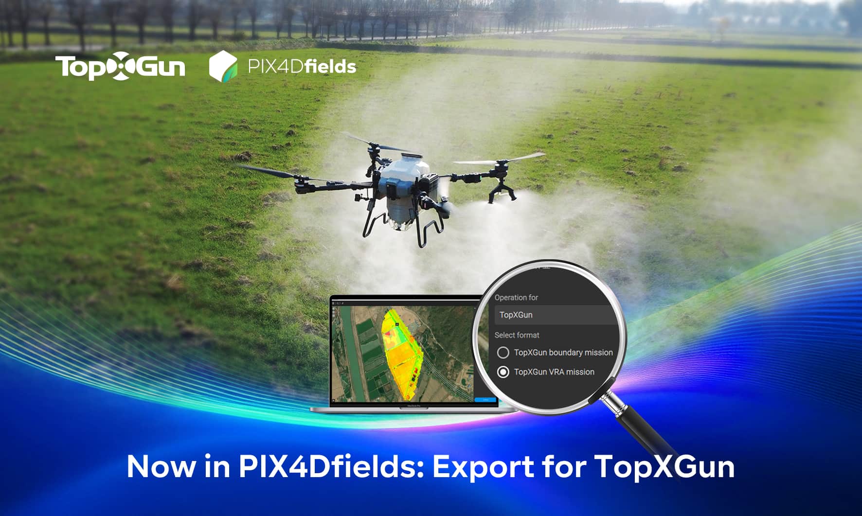 TopXGun and PIX4Dfields Announce Official Integration to Support Precision Agriculture