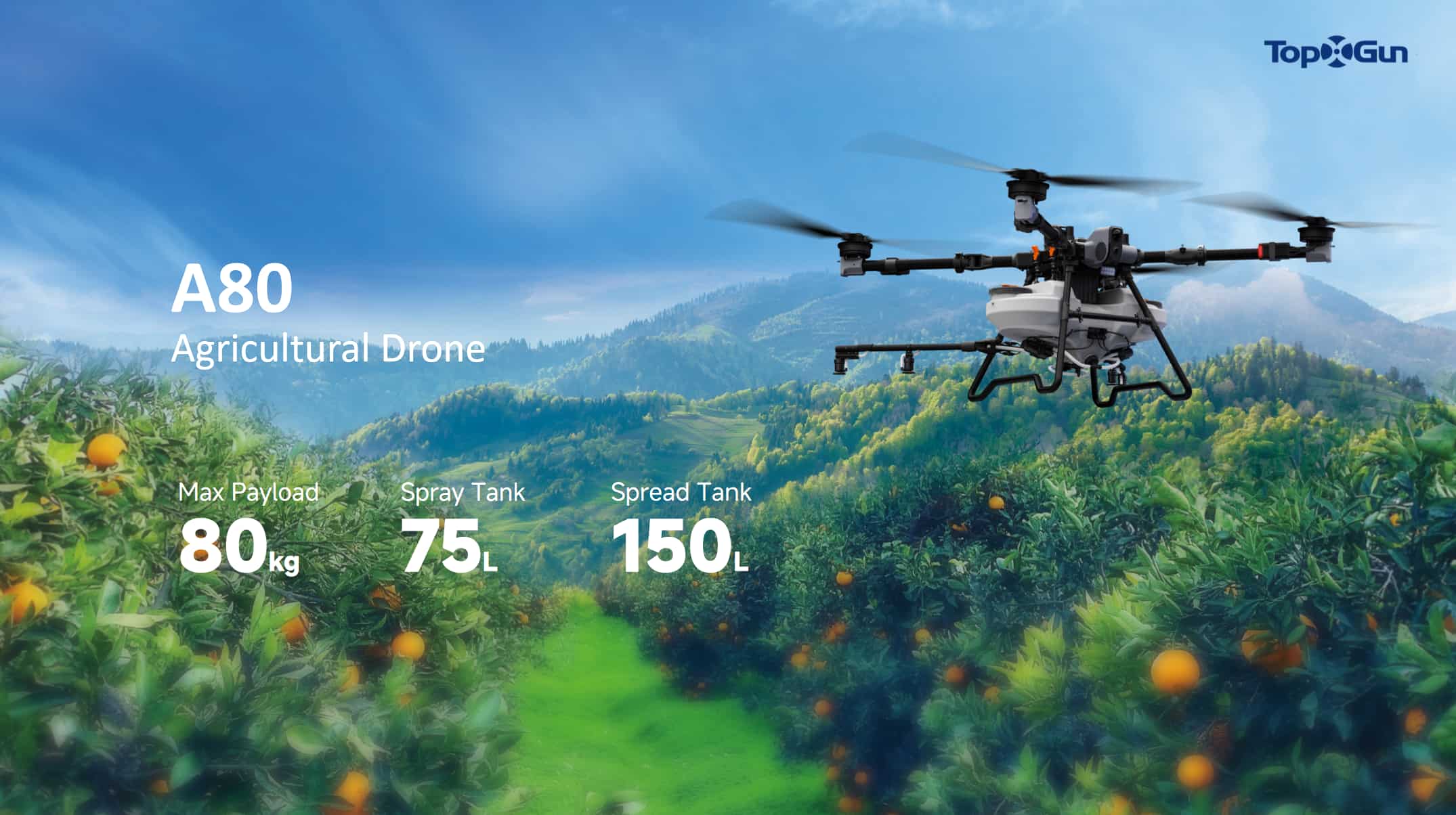 TopXGun A80 Agricultural Drone